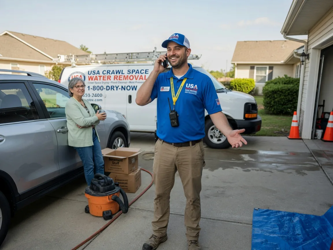 Crawl Space Water Removal Evans, GA FAQs